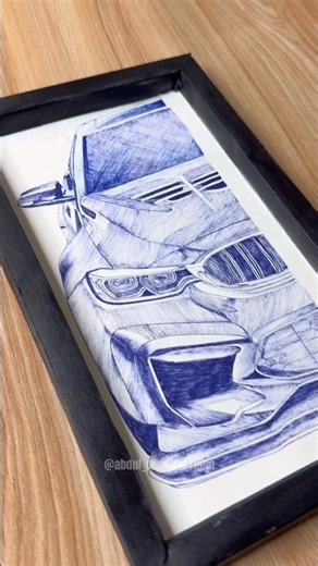 Wait for End ✏️🖼️ | Car Art Transformation