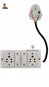727K views · 5.4K reactions | 2 Switch 2 Socket Connection Diagram #extenstionboardwiring | minar electrical pitlam | Facebook