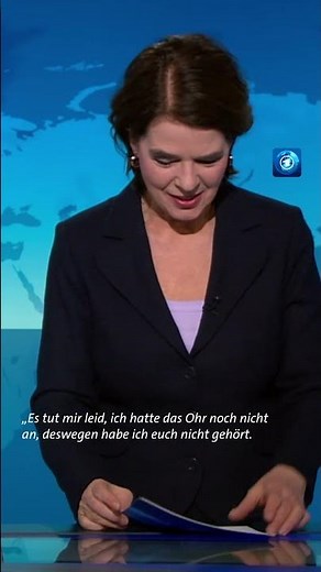 Susanne Daubner – immer pünktlich auf die Sekunde. #tagesschau #nachrichten