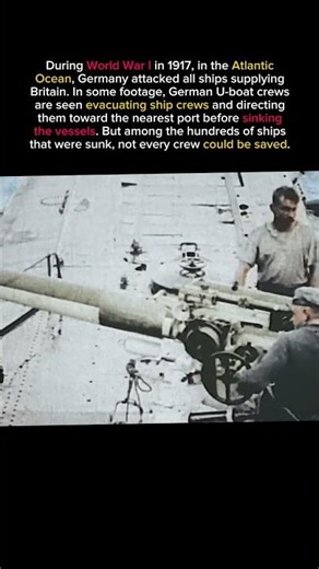 German Submarine Warfare in the Atlantic (1917)