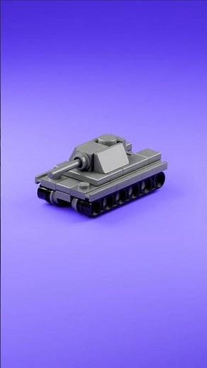 LEGO WW2 Tank 🔥 Mini Bricks Build
