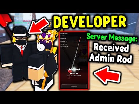 How To Get ADMIN ROD (Executive Rod) in Roblox Fisch..