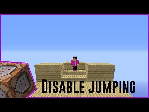 Disable Jumping - Minecraft Tutorial