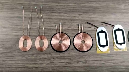 Electronic component copper winding inductance coils