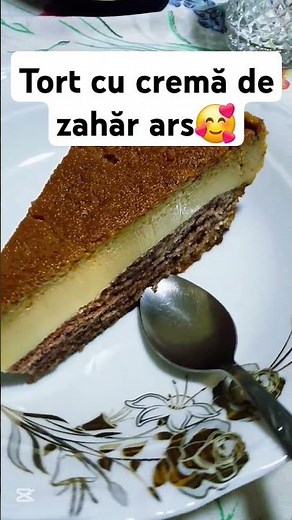 Tort cu cremă de zahăr ars 😍 Desertul copilăriei ❤️