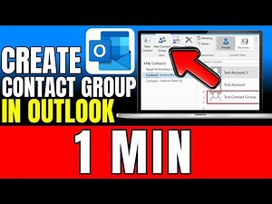 How To Create Contact Group In Outlook (2026)