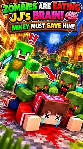 JJ Was Left for DEAD by Zombies… 😱🧟 Mikey’s INSANE Rescue! | Minecraft #minecraft #jj #gaming #mikey