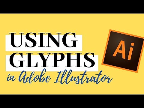 How to Use Font Glyphs in Adobe Illustrator