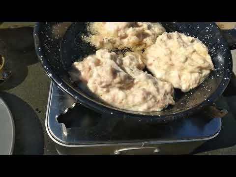 Getting Started Cooking Tuna Croquettes On my Alcohol Stove . Hot Fire 🔥🌷🌿❤