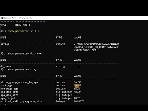 Parameter files in Oracle | Pfile and SPFile | oracle DBA Tutorial