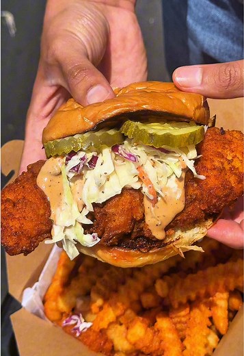 Crispy Chicken Mega Slider at The Munch Box
