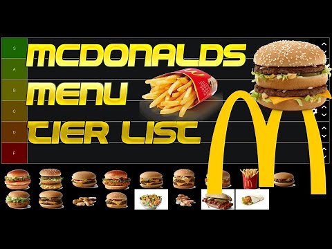 Official McDonald's Menu Tier List
