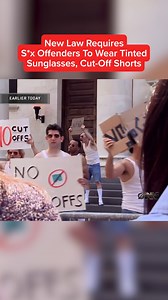 424K views · 5.1K reactions | New Law Requires S_x Offenders To Wear Tinted Sunglasses, Cut-Off Shorts | The Onion | Facebook