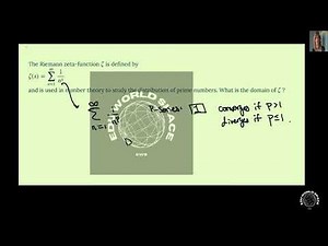 The Riemann zeta-function is defined by and is used in number theory to study the distribution of pr
