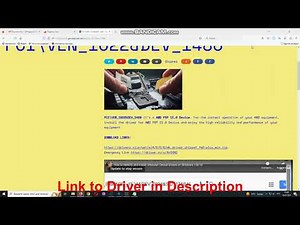 PCI\VEN_­1022&­DEV_­1486 Drivers // AMD PSP 11.0 Device driver download and installation manual