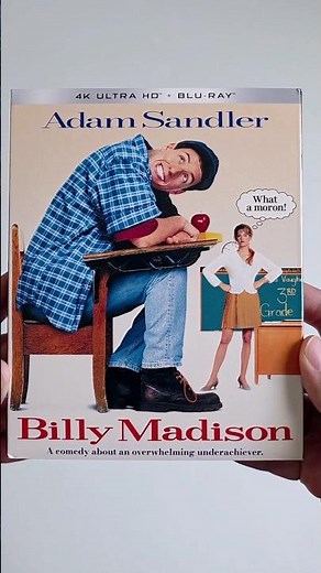 Billy Madison 4k Blu-ray Adam Sandler Movie #bluray #dvd #movies #physicalmedia #adamsandler #4k