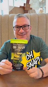 Snack time!! These pickle snacks have been popping up in stores and we decided to give them a try. Did they slap - oh wait did they SNAP 😂🤣 OH SNAP Pickles #Pickles #snacks #dillpickle #snacktime #Salty | Jeff and Mark Exploring