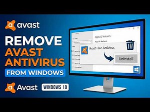 🛡️ How To Uninstall Avast Antivirus on Windows 10 | 🗑️ Remove Avast Completely from PC