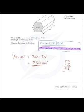 Question 1 Solution Tutorial | GCSE Maths Revision | Edexcel | June 2016 | 1H | 1MA0 | Non Calc