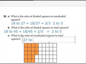 Find the ratio of shaded areas