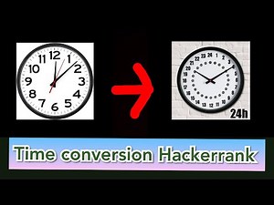 Time Conversion HackerRank Solution || Explanation in Hindi || coding4u