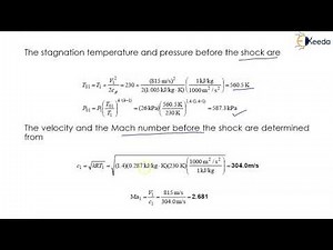 Normal Shock Problem 2 - Compressible Fluid Flow - Fluid Mechanics 1