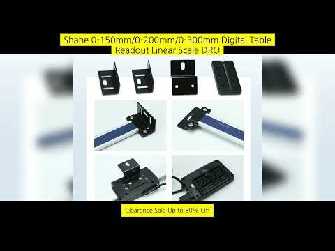 Shahe 0-150Mm/0-200Mm/0-300Mm Digital Table Readout Linear Scale Dro Magnetic