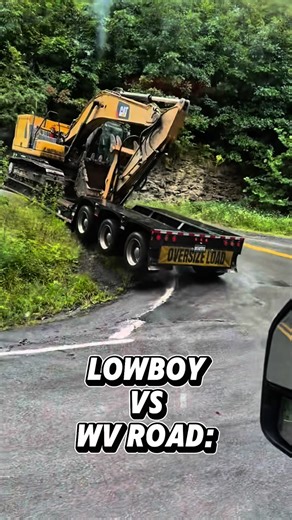 Alan Trucker | Only professional truck drivers can mix lowboy trailers with West Virginia roads. #rgn #heavyhauling | Instagram