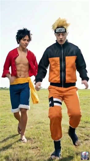 Luffy vs Naruto– Who Would Win in the Real World? #luffycosplay #narutocosplay #anime