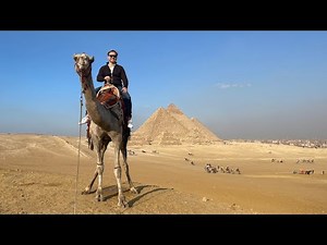 Camel ride through the Egyptian desert at the Pyramids of Giza | Trip to Cairo, Egypt 2021