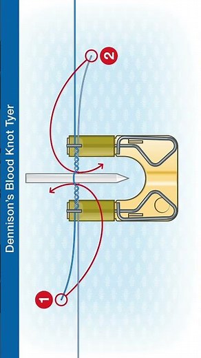 #Shorts How To Use Dennison's Blood Knot Tyer