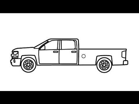 HOW TO DRAW CHEVROLET SILVERADO TRUCK | HOW TO DRAW A TRUCK | EASY DRAWING