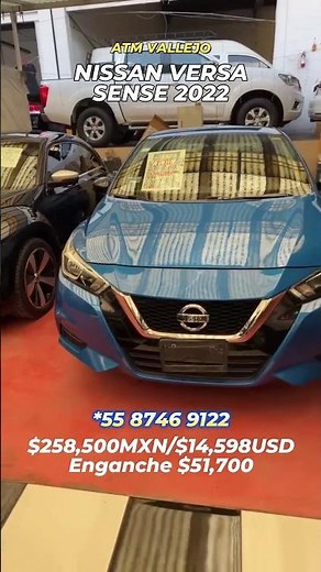 NISSAN VERSA SENSE 2022, de contado a tratar o desde el 20% de enganche, #nissan #versa #vseccion