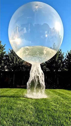 Giant Water Balloon Explodes in Slow Motion!