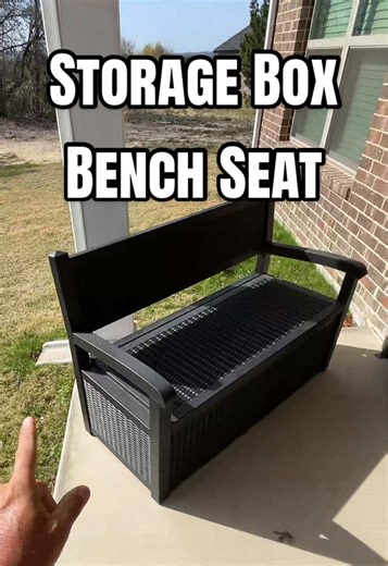 Outdoor Storage Container & Bench Seat