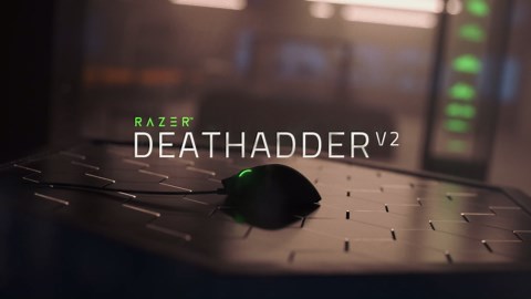 Razer DeathAdder v2 Mini Gaming Mouse: 8500K DPI Optical Sensor - 62g Lightweight Design - Chroma RGB Lighting - 6 Programmable Buttons - Anti-Slip Grip Tape Included - Classic Black