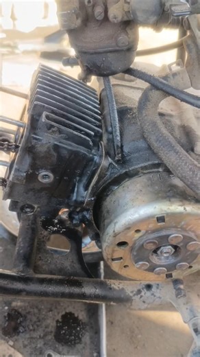 Hero Passion old half engine fiting block hed #automobile #tecnician #shortvideo #bike #trending