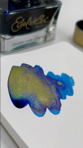 Pelikan Edelstein Ink Swatch - Golden Lapis