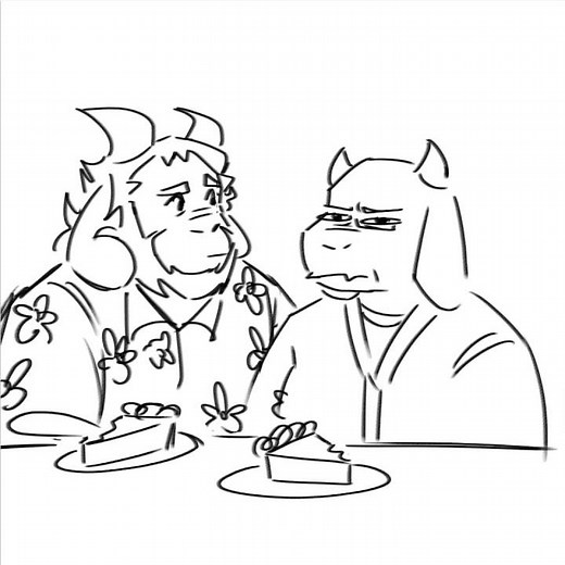 family dinners or smt #deltarune #animatic #deltaruneanimation #toriel #krisdeltarune #idkman