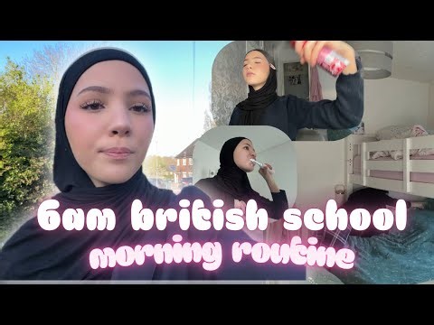 REALISTIC british school morning routine as a hijabi (first day back after spring break)