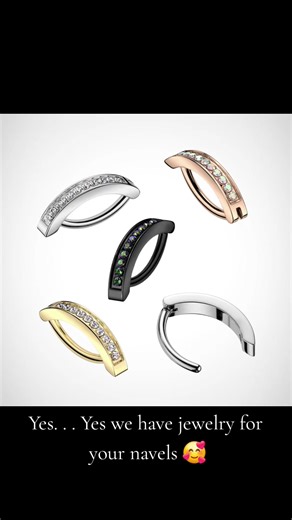 Explore Stunning Navel Piercing Jewelry Options