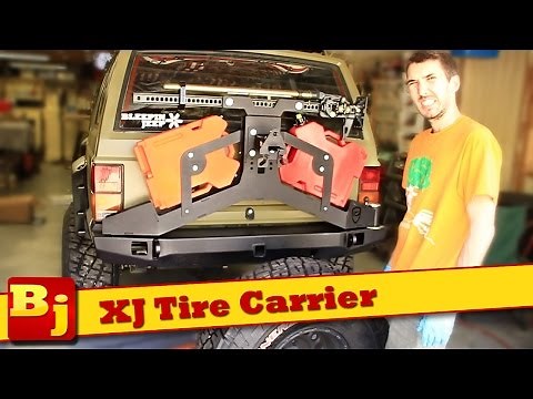 XJ Rear Tire Carrier Install - JcrOffroad