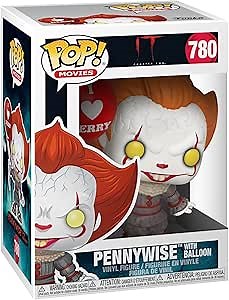 Funko Pop! Movies: It 2 - Pennywise with Balloon, Multicolor, us one-Size