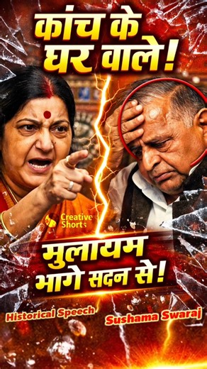Sushma Swaraj BLASTS Mulayam Singh Yadav In Shocking Speech #shortvideo #sushmaswaraj