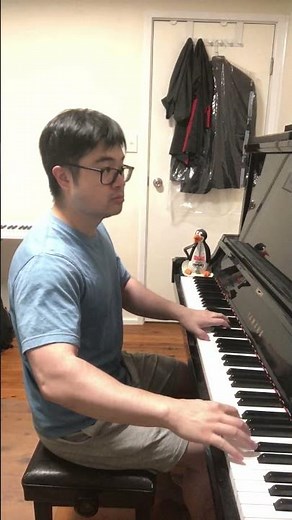 Elton John Goodbye Yellow Brick Road on piano