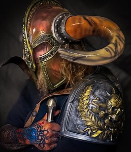 Handcrafted Viking Warrior Helmet – Battle-worn Fantasy Armor - Etsy