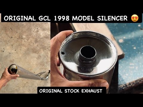 Splendor original gcl silencer|Splendor euro 1 original exhaust| 1998 Gcl silencer|Euro 1 silencer|