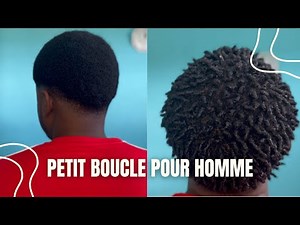 Tuto Boucles cheveux Crépus pour Homme/ Curly Hair Tutorial for Men