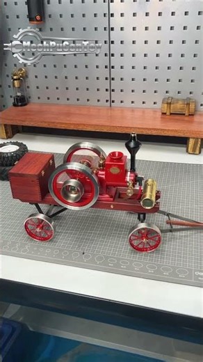 Hand-Pull Starter Hit & Miss Engine #mechpucontoy #gasolineengine#hitandmiss