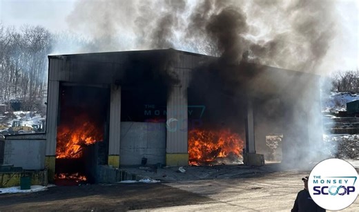SLOATSBURG: Second Alarm Blaze Erupts at Sterling Carting Facility On Sterling Mine Road